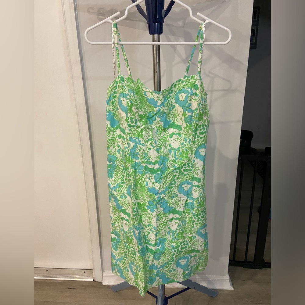 Lilly Pulitzer Spaghetti Strap Tie Back Dress